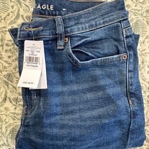 American Eagle Outfitters Women's Classic Blue Skinny Jeans